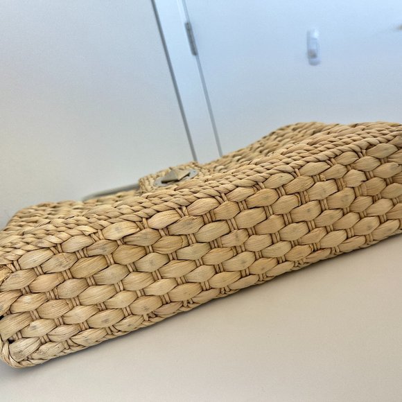 Kate Spade "Darlington Jackie" Straw Handbag - Picture 9 of 13